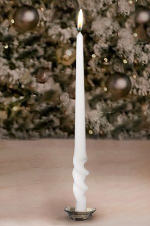 Свеча Флекс белая, 3х33 см, Омский Свечной