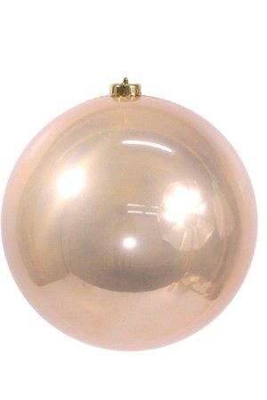 Пластиковый шар глянцевый, цвет: перламутровый, 200 мм, Winter Deco