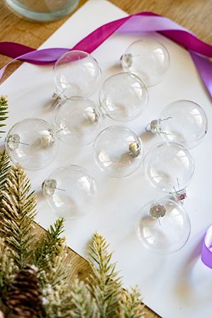Набор стеклянных шаров, цвет: прозрачный, 60 мм, упаковка 10 шт., Winter Deco