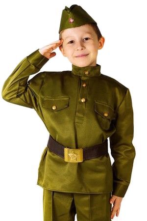 Детская военная форма СОЛДАТ Люкс, на рост 104-116, 3-5 лет, Бока