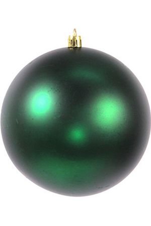 Пластиковый шар матовый, цвет: зелёный, 200 мм, Winter Deco