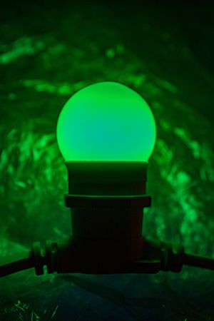 Лампа для Белт Лайт, 3 зеленых LED лампы, 45 мм, Е27, 4 Вт, NEON-NIGHT