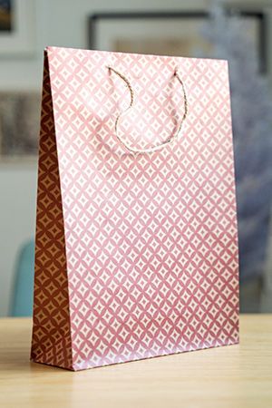 Подарочный пакет СКАНДИ-КРАФТ - Ромбики, 25х8х35 см, Koopman International