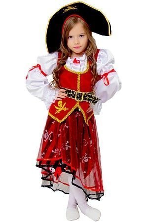Карнавальный костюм Пиратка, рост 116 см, Батик