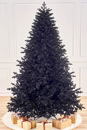 Искусственная елка Черная 150 см, ЛИТАЯ 100%, Max CHRISTMAS