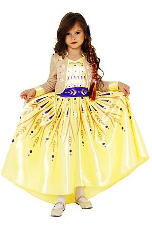 Карнавальный костюм Принцесса Анна - Холодное Сердце, рост 140 см, Батик