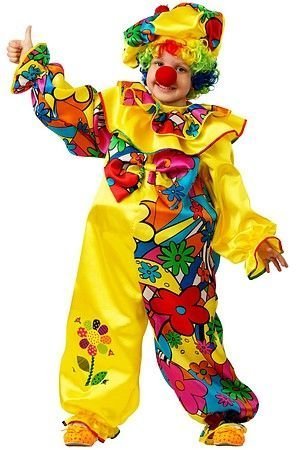 Карнавальный костюм Клоун, рост 110 см, Батик