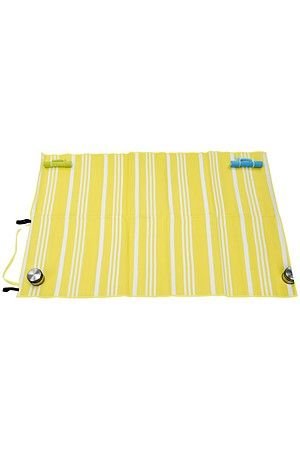 Пляжный коврик МАРЭ БРАЙТ, жёлтый, полипропилен и текстиль, 180х120 см, Koopman International