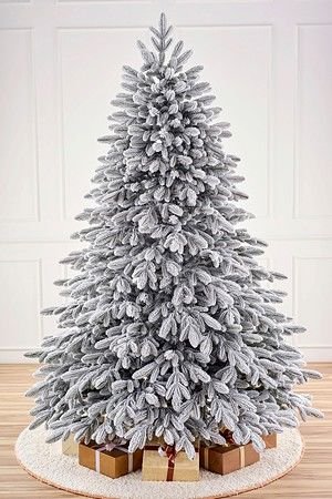 Искусственная елка Романовская, заснеженная, хвоя ЛИТАЯ 100%, 210 см, Max CHRISTMAS