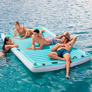Надувной матрас-платформа для плавания Water Lounge, 310х183 см, Intex
