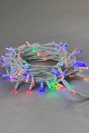 Уличная гирлянда Legoled 100 разноцветных LED, 10 м, белый КАУЧУК, соединяемая, IP65, BEAUTY LED