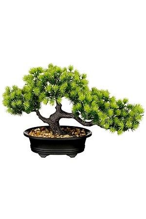 Искусственное растение БОНСАЙ СОСНА светло-зелёная, 33х13х21 см, Edelman