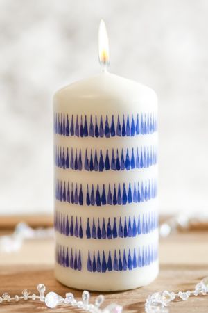 Декоративная свеча-столбик ДЕЛФТ: ФЭШН, 12х6 см, Koopman International