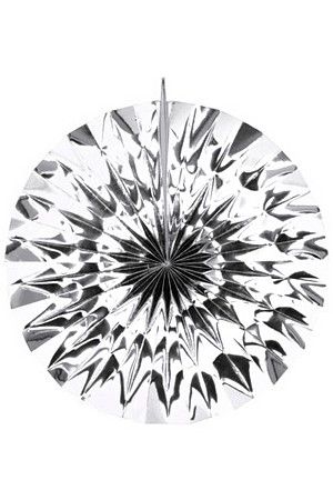 Cкладное декоративное украшение АВАНТЮР, бумага, серебряное, 30 см, Koopman International