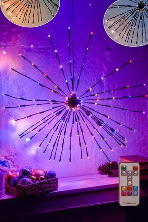 Светодиодное украшение ЁЖ - DANCING LIGHTS, 150 тёплых белых/разноцветных LED-огней, 70 см, таймер, ПДУ, уличное, Kaemingk