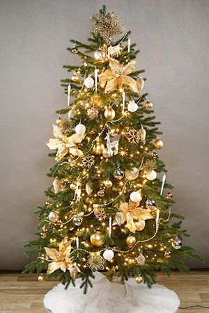 Искусственная елка с гирляндой и игрушками Финская: Золушка 180 см, 540 теплых белых LED, контроллер, ЛИТАЯ 100%, Winter Deco