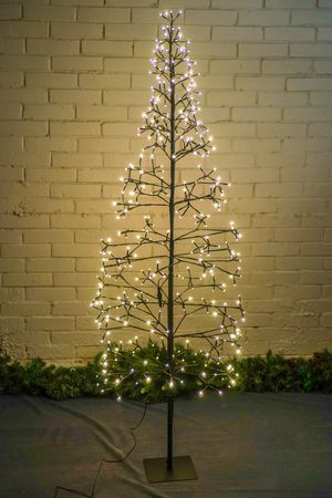 Декоративное светящееся деревце ЁЛОЧКА АБЕТТИ, 280 тёплых белых LED-огней, 150 см, Koopman International