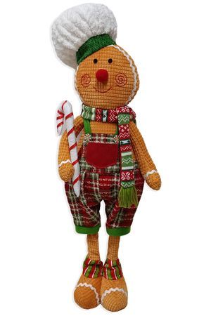 Мягкая игрушка МИСТЕР ЖОРЖ, серия 'Плюшевые человечки', текстиль, 75 см, Due Esse Christmas
