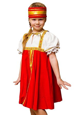 Карнавальный костюм ХОРОВОД, на рост 104-116 см, 3-5 лет, Бока