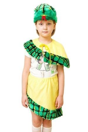 Карнавальный костюм ПИТОН (девочка), на рост 104-116 см, 3-5 лет, Бока