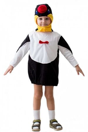 Карнавальный костюм ПИНГВИН, на рост 104-116 см, 3-5 лет, Бока