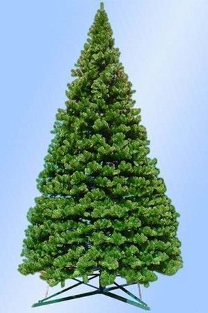 Искусственная елка ЮНОНА ПРЕМИУМ зеленая, ствольная, (хвоя - PVC), 5.0 м, Ели PENERI