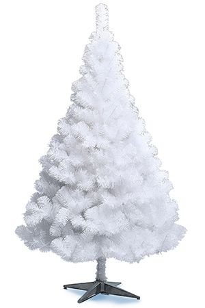 Искусственная белая елка Клеопатра 150 см, ПВХ, ЦАРЬ ЕЛКА