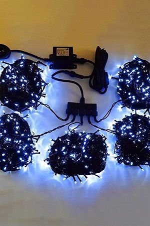 Гирлянды на дерево Клип Лайт - Спайдер 100 м, 900 синих LED ламп, черный СИЛИКОН, IP54, BEAUTY LED