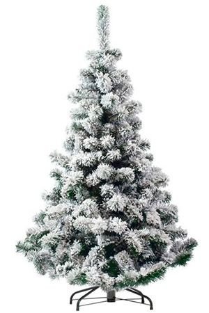 Искусственная елка с лампочками Снежная Фантазия 125 см, теплые белые LED лампы, ПВХ, ЦАРЬ ЕЛКА