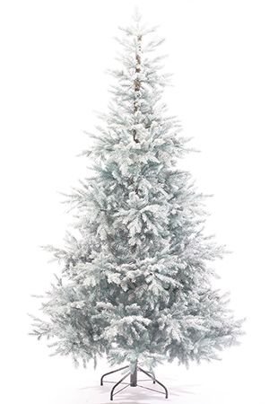 Искусственная елка Датская Голубая заиндевелая 185 см, ЛИТАЯ 100%, ЦАРЬ ЕЛКА