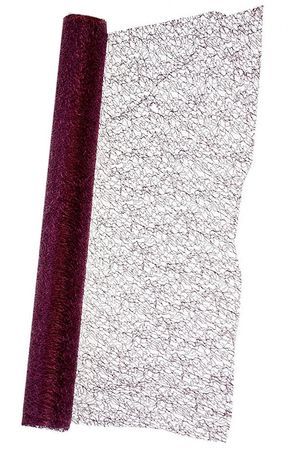 Ткань для декорирования ПАУТИНКА мелкая бургунди, 40х200 см, BILLIET