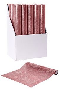 Ткань для декорирования МАТОВЫЙ МЕТАЛЛИК, красная, 30х250 см, Koopman International