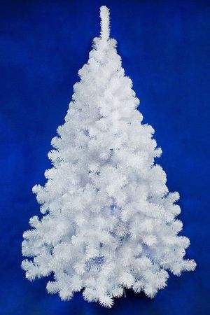 Искусственная белая елка Радужная 150 см, ПВХ, MOROZCO
