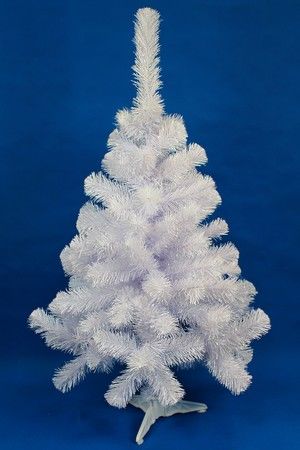 Искусственная белая елка Радужная 120 см, ПВХ, MOROZCO