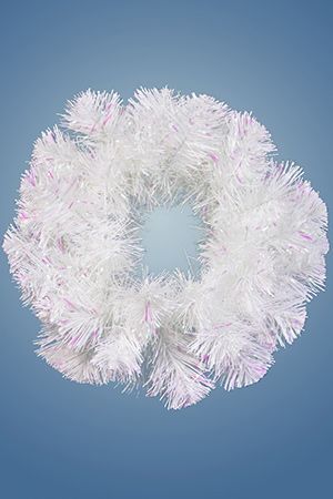 Венок рождественский РАДУЖНЫЙ, хвоя - PVC, 35 см, MOROZCO