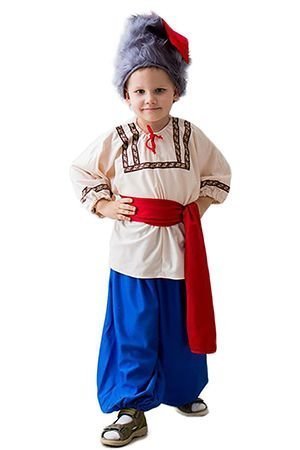 Карнавальный костюм КАЗАК, на рост 122-134 см, 5-7 лет, Бока