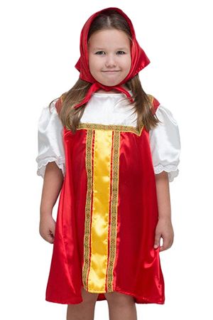 Карнавальный костюм ПЛЯСОВОЙ, красный, на рост 122-134 см, 5-7 лет, Бока