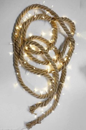Светящаяся верёвочка ФИСЭЛЬ, мерцающая, 100 теплых белых LED-огней, 5+5 м, Peha Magic