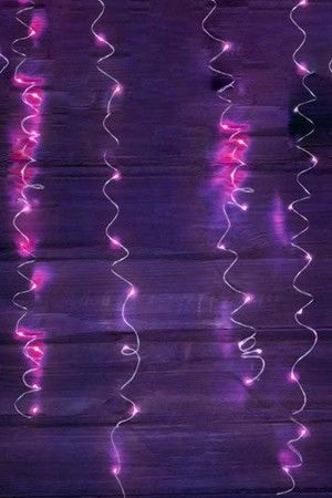 Световой занавес СВЕТЛЯЧОК, 256 пурпурных mini LED, 1,6x1,6+1,5 м, серебристый провод, Торг-Хаус