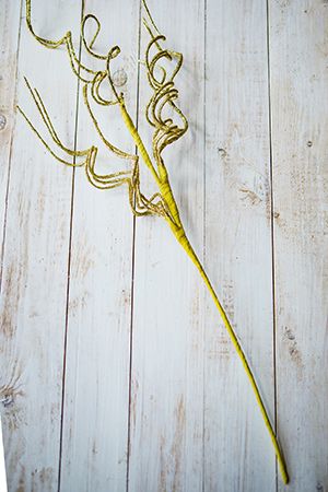 Декоративная ветка ПРИЧУДА, золотая, 78 см, Hogewoning