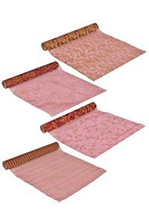 Ткань для декорирования ИЗЯЩНЫЙ ОРНАМЕНТ, бордовая, 35x200 см, разные модели, Kaemingk