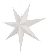 Подвесная звезда-плафон ВОЛШЕБНАЯ ЗИМА, 60 см, белый кабель, цоколь Е14, Kaemingk
