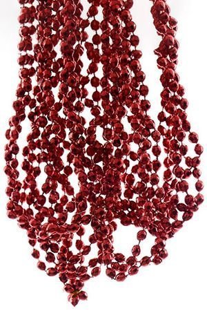 БУСЫ пластиковые БРИЛЛИАНТОВАЯ РОССЫПЬ, 2,7 м, цвет: бордовый, Kaemingk