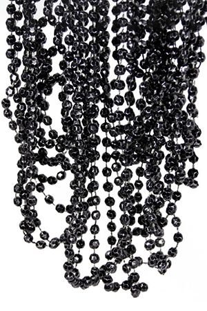 БУСЫ пластиковые БРИЛЛИАНТОВАЯ РОССЫПЬ, 2,7 м, цвет: черный, Kaemingk