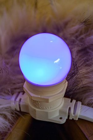 Лампа для Белт Лайт LED RGB, 45 мм, Е27, 1 Вт, Rich LED