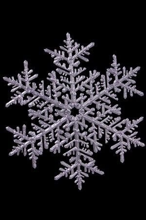 Снежинка НОВОГОДНЯЯ большая с глиттером, серебряная, 25 см, Морозко