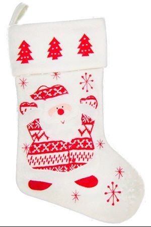 Носок для подарков САНТА СКАНДИ, текстиль, 45 см, Peha Magic