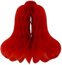Набор подвесных бумажных колокольчиков, 28 см, красный, Peha Magic