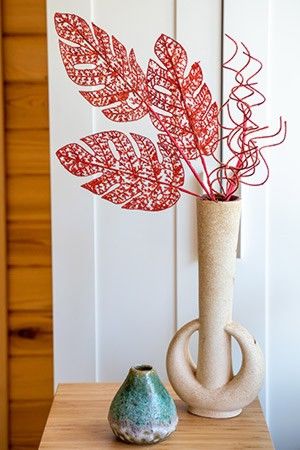 Декоративная ветка ПРИЧУДА, красная, 78 см, Hogewoning