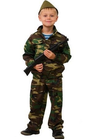 Детская военная форма Разведчик, размер 116-60, Батик